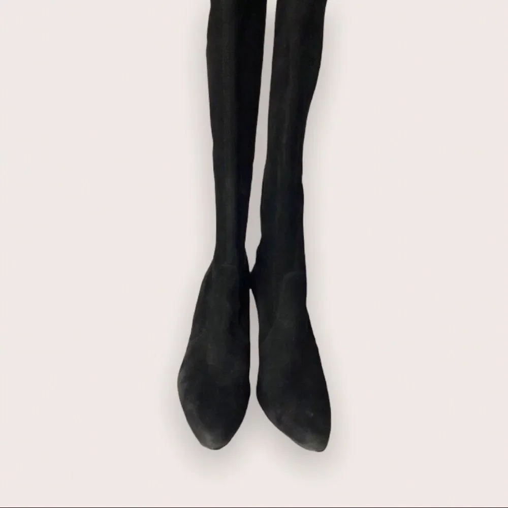 ⚜️ Stuart Weitzman Yielding Knee High Suede Stretch Boots ⚜️ - Picture 5 of 9